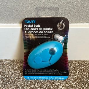 Tzumi Blue Pocket Buds